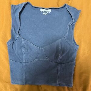 Brandy Melville Blue Crop Top